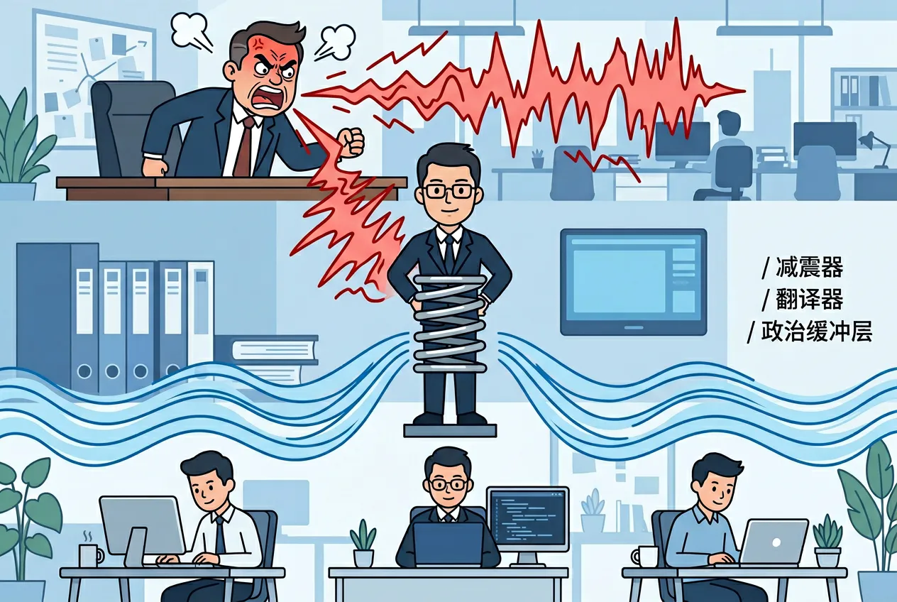 人肉路由器 vs 组织减震器