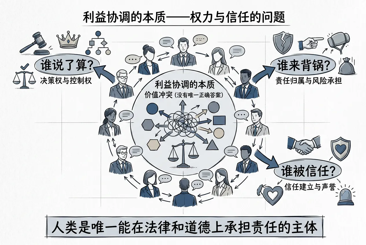 利益协调的本质：权力与信任的问题